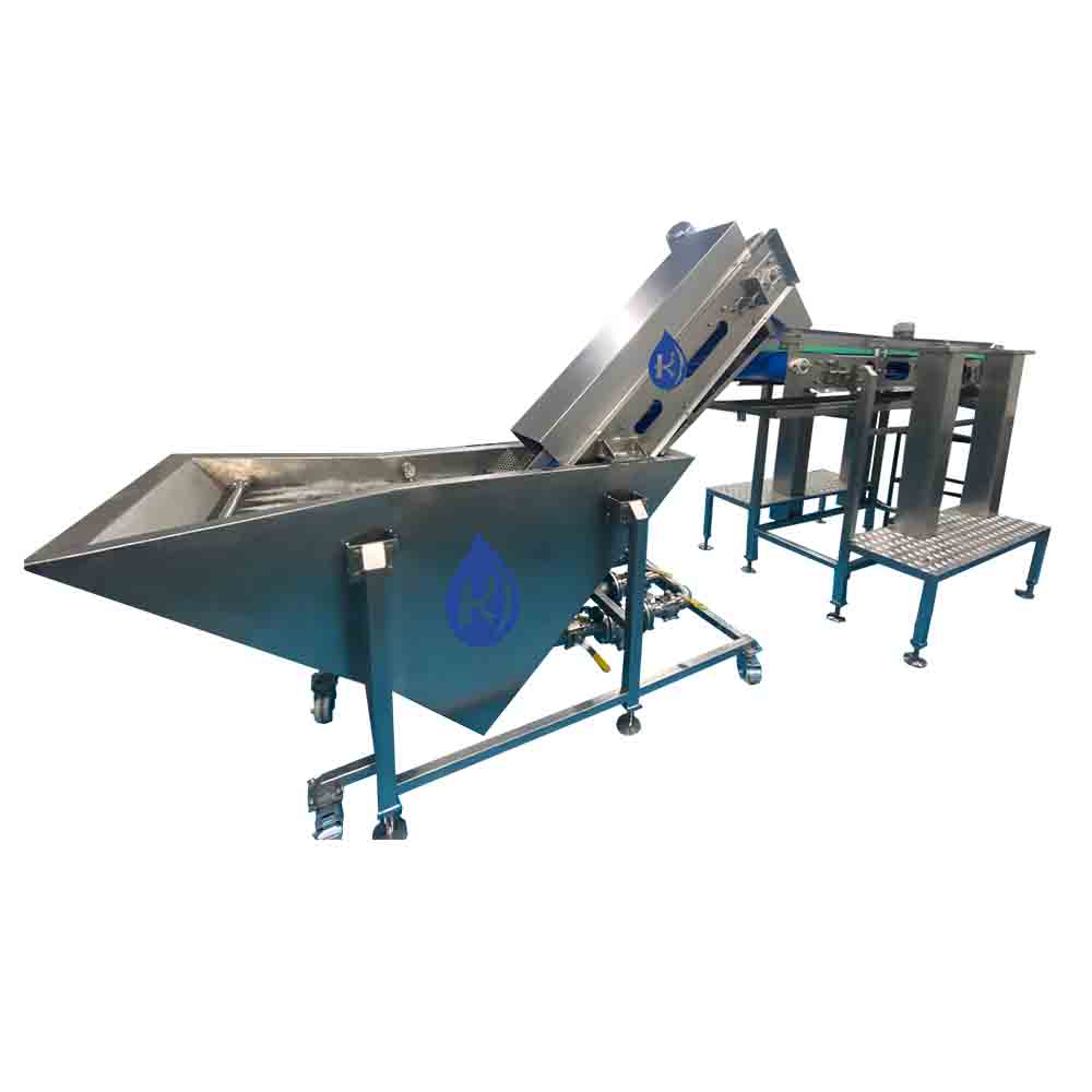 Vegetable Cooling with Inspection Table